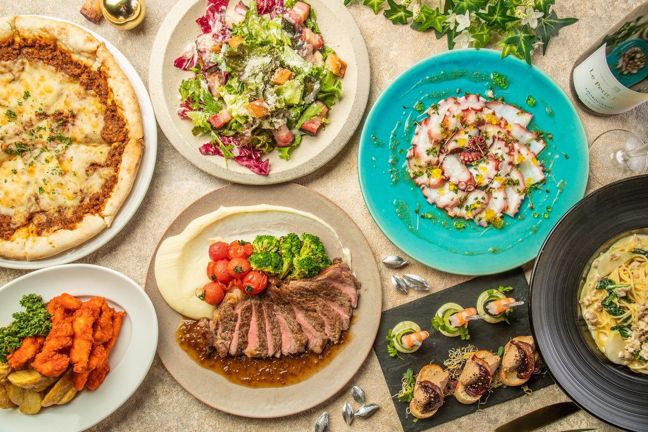 『ダーツ個室』忘新年会エクストラ(10品2.5時間飲み放題付)