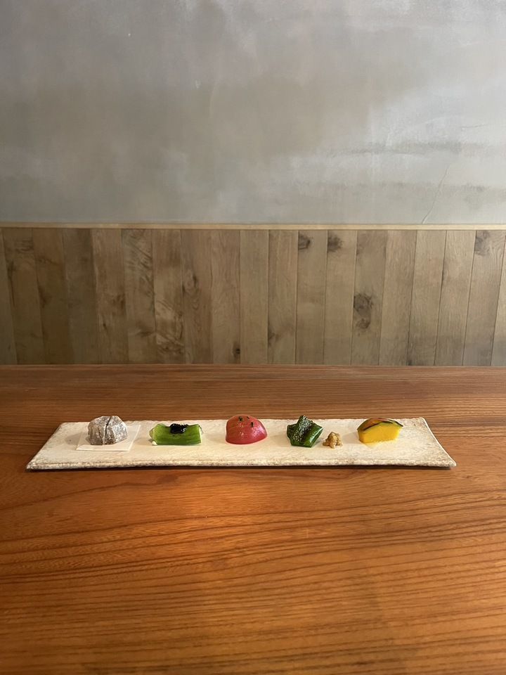 毎月変わる旬の食材コース8品