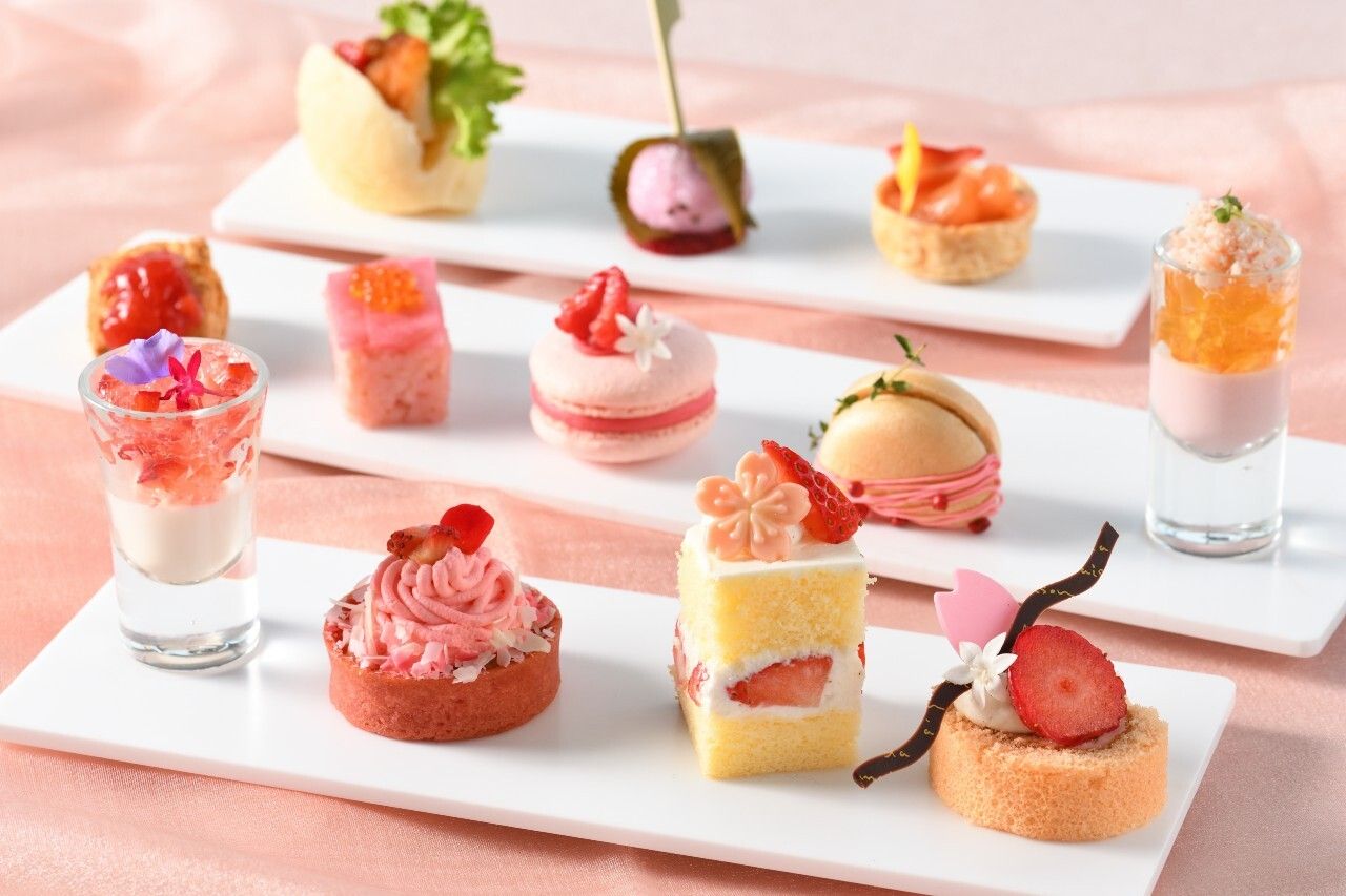 [1/10~4/30] Haruka Strawberry Afternoon Tea + Glass of Champagne