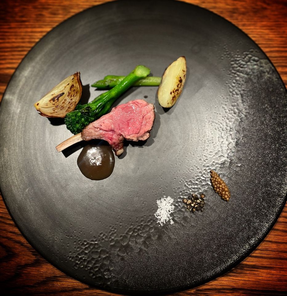 Branded Wagyu beef course