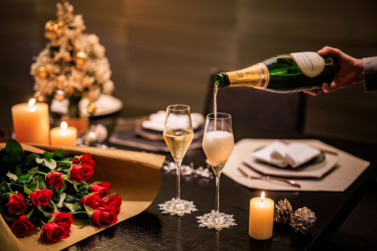 【Xmas2025】クリスマス限定ランチ「Rêve de Noël」+ワインペアリング4種付