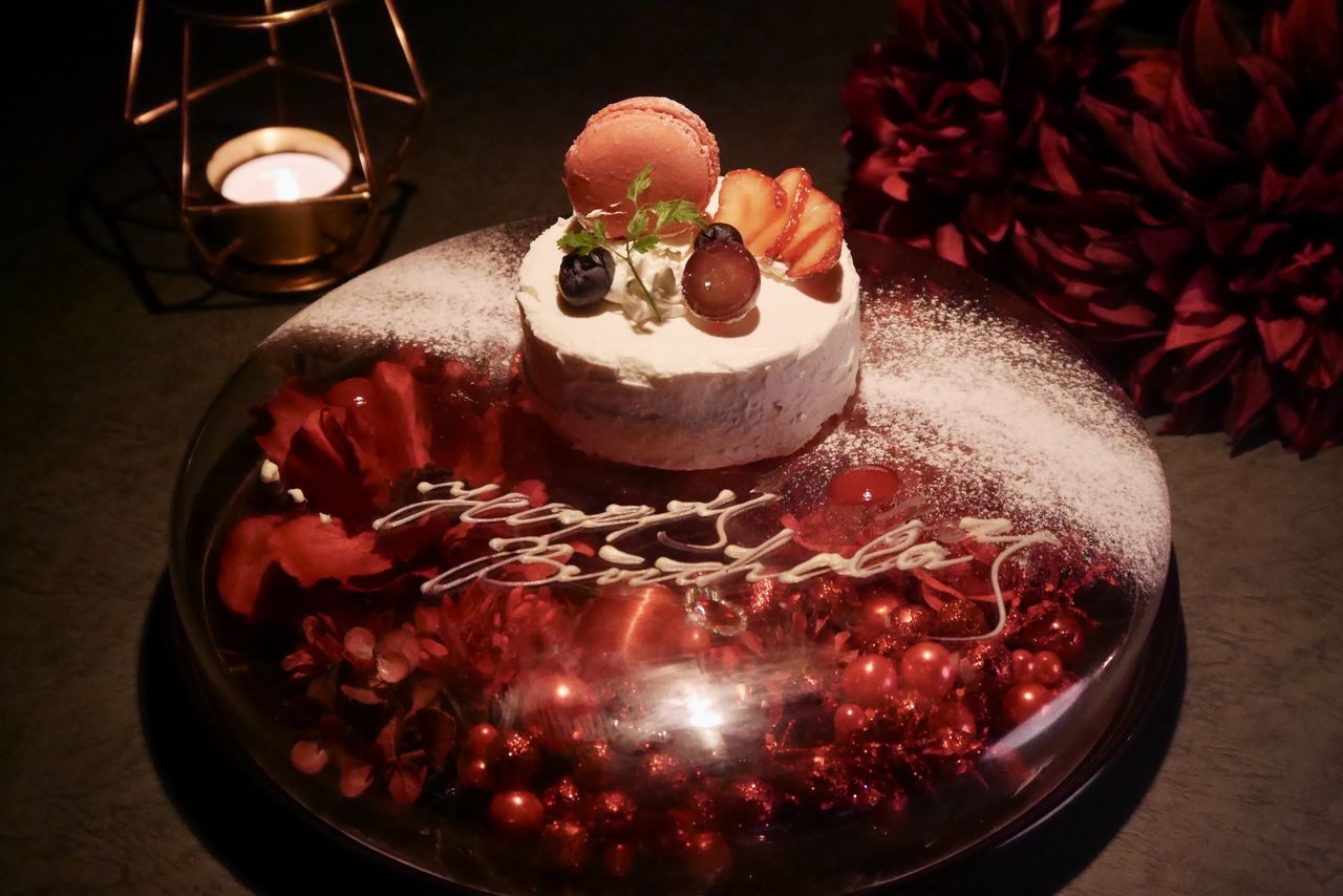 [January Only Special Course] Includes an original blue cocktail and a special birthday cake for your special someone for 31 days only ~Soukou~