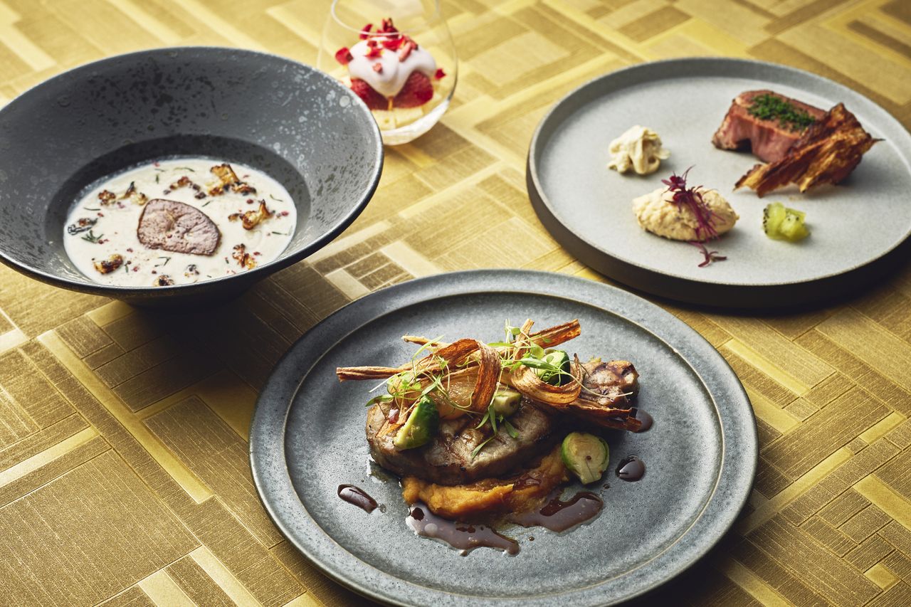 【スタンダードコース】前菜・スープ・お肉・デザート 