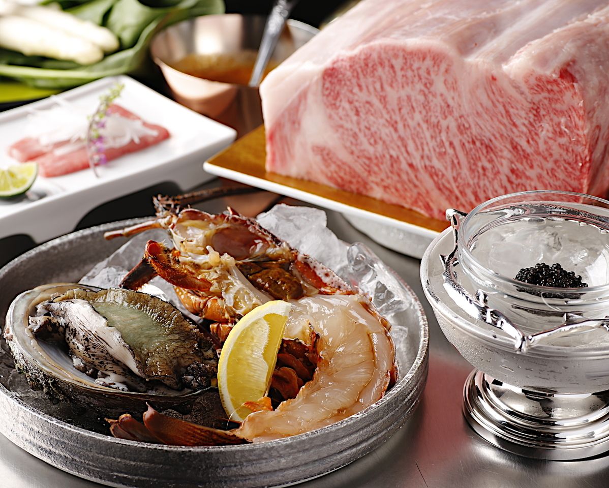 kobe beef Steak ＆ caviar MIKAKU dinner