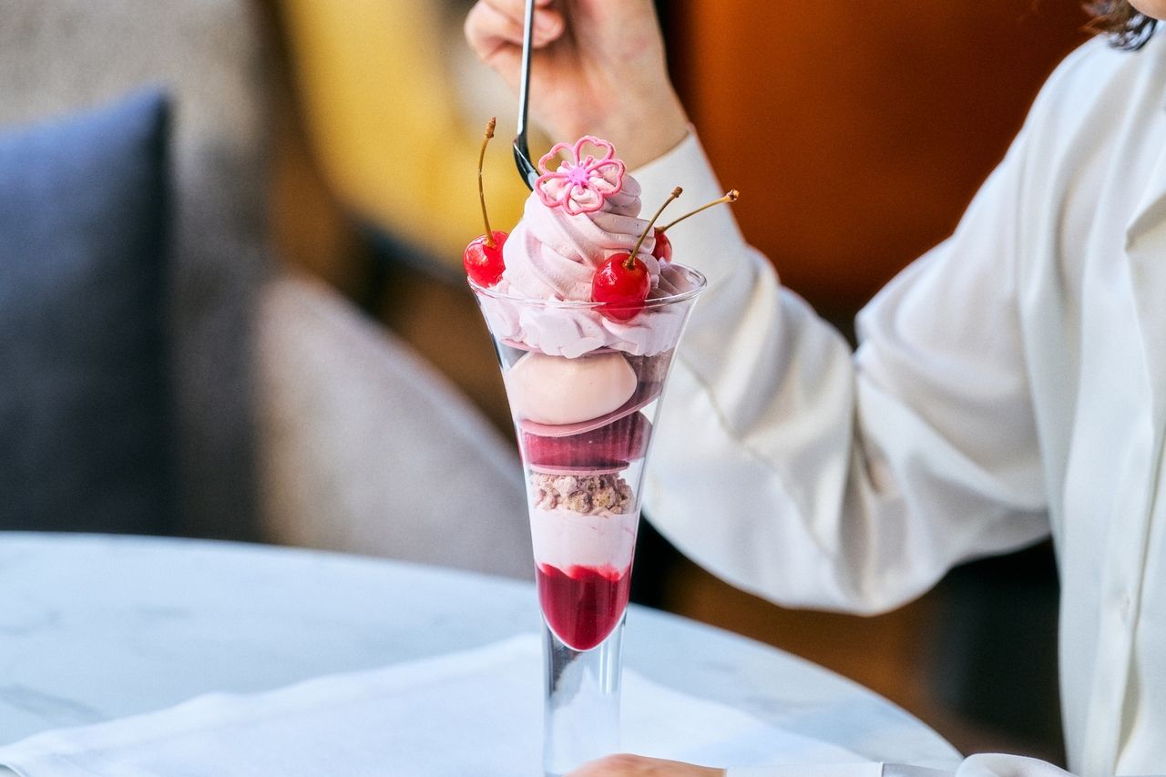 Sakura Cherry Parfait