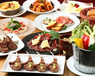 2時間飲み放題付き大満足！当店名物ラムづくしプラン《全12品》