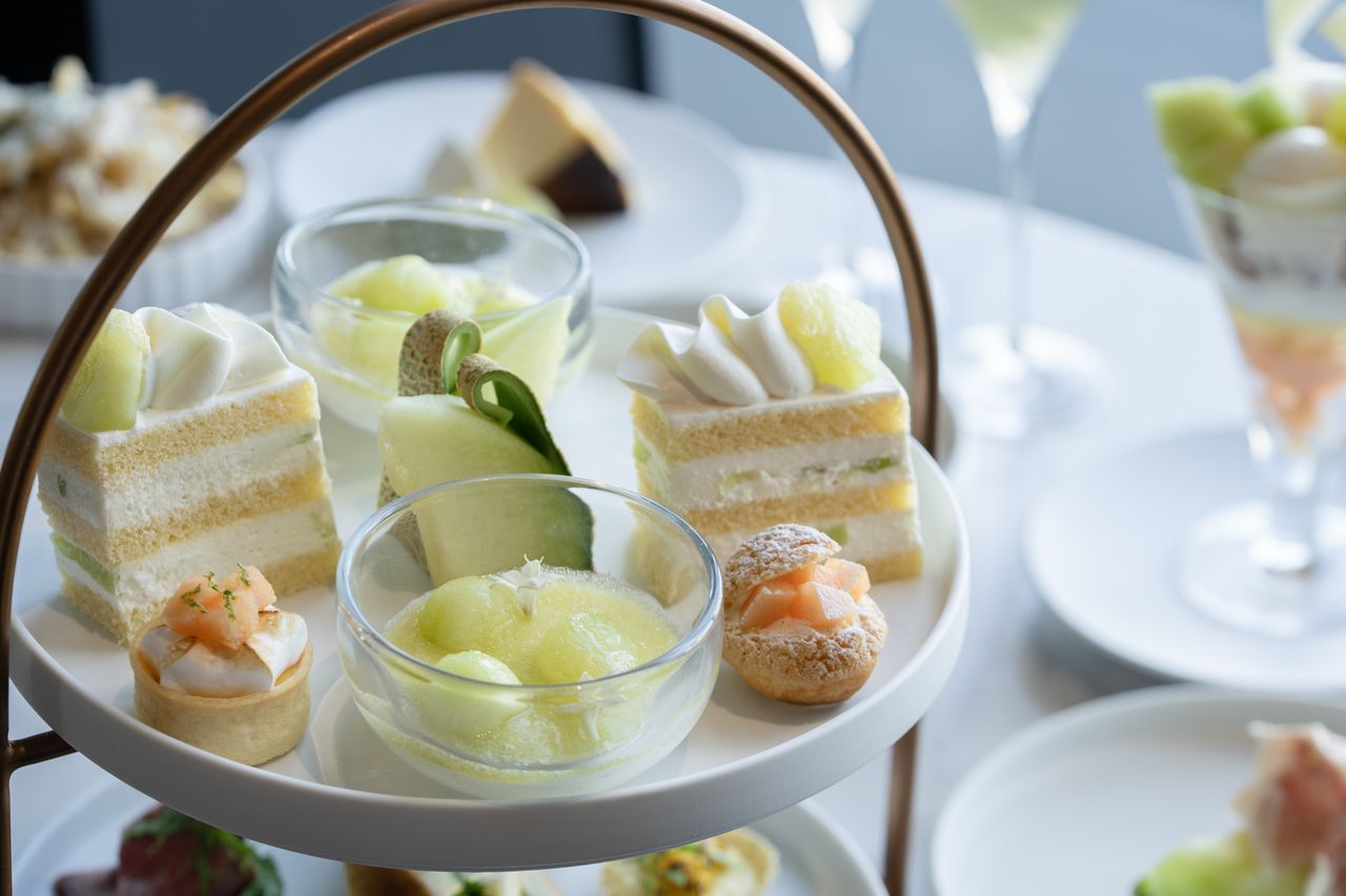 【CAFE | Weekday Counter Seats】Melon Afternoon Tea (5/7~7/6)