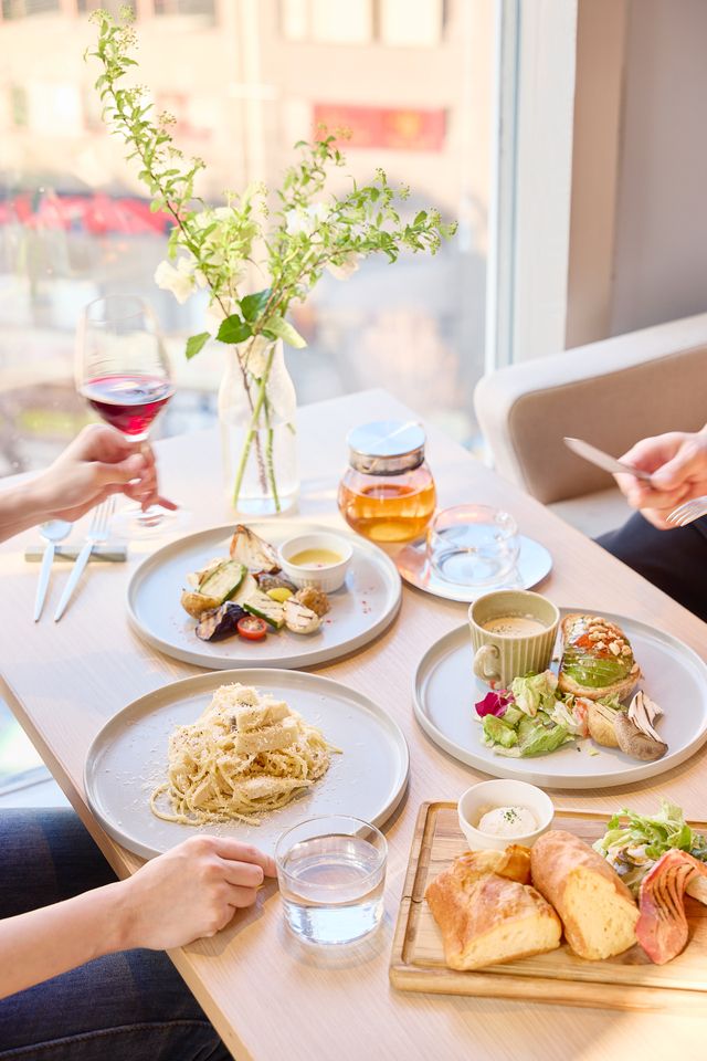 【ランチプラン】選べるメインとハーフフレンチトースト。ドリンク付き