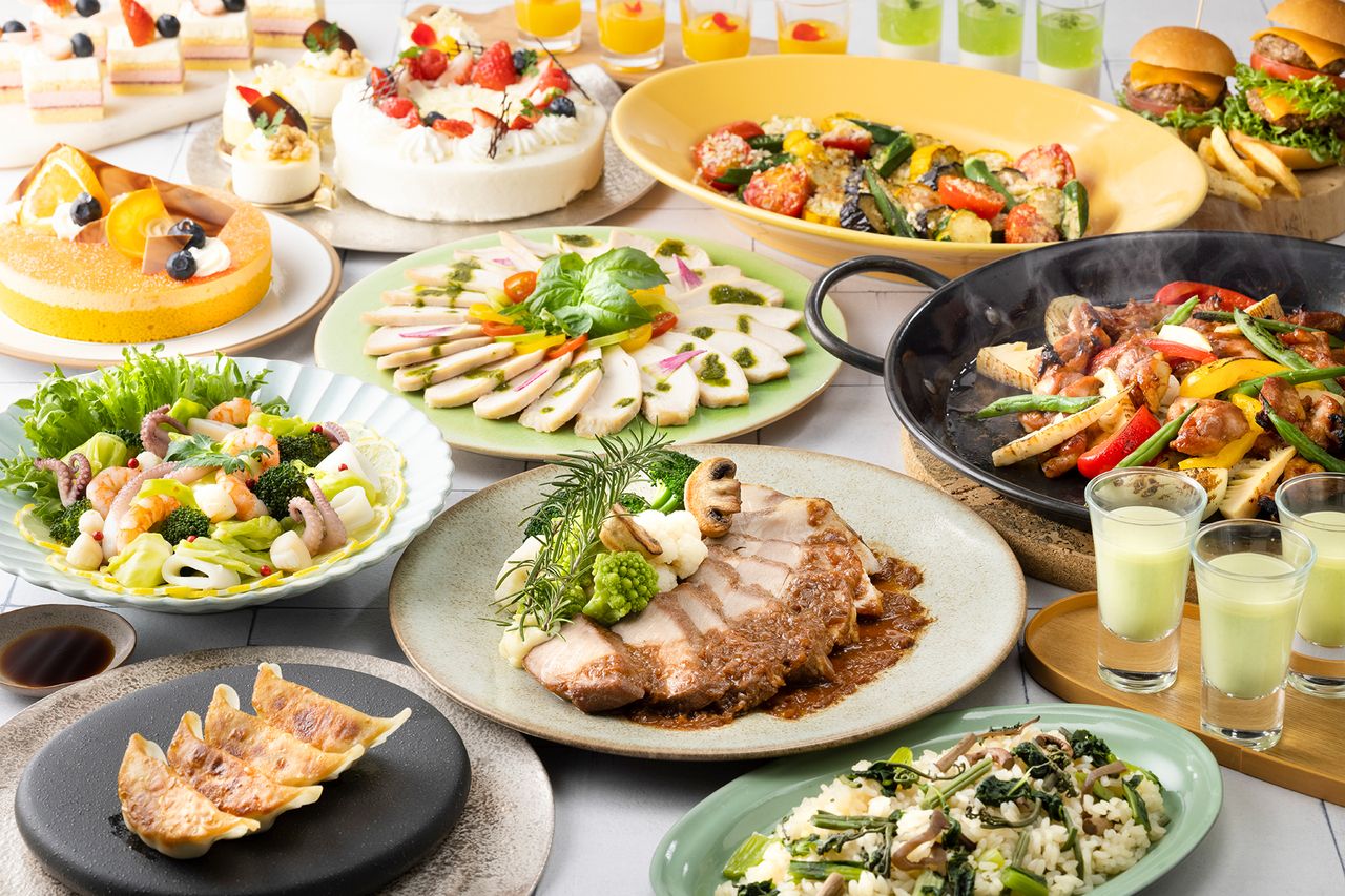 【11:30/90分制】4.5.6月/土日祝ランチビュッフェ　「スプリング＆アーリーサマーフェア」