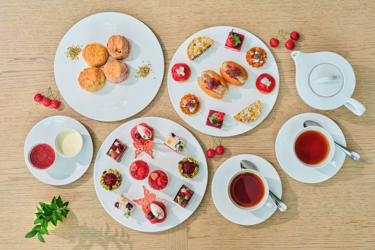 チェリーエディションアアフタヌーンティー  通常テーブル席