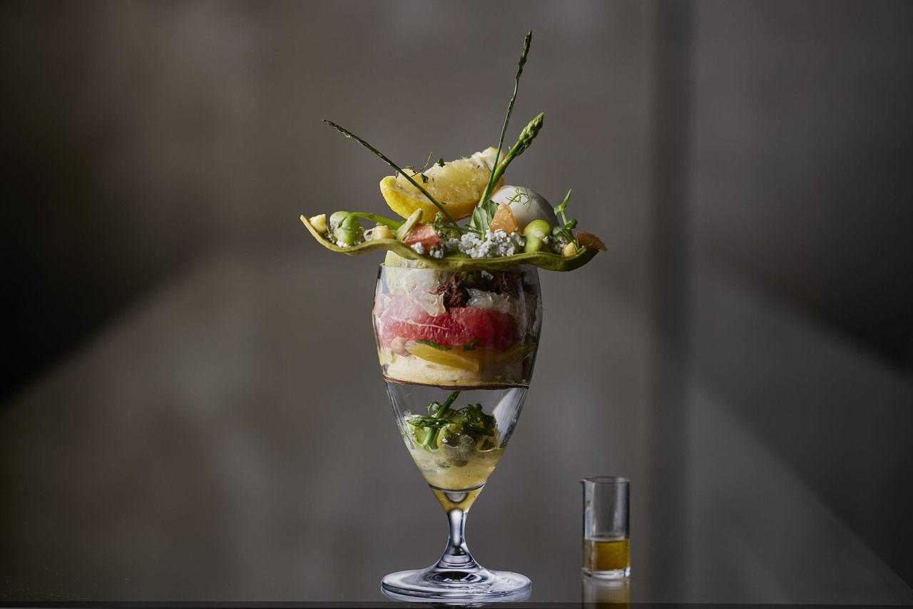 Parfait Bijou® Printanier - Citron et légumes de printemps -【¥5,400 (tax not included) with drink】
