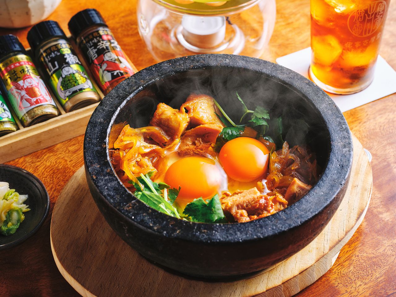 Lunch only! Stone-grilled oyakodon