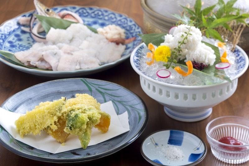 [Limited] Freshly caught conger eel shabu-shabu kaiseki course [Matsui]