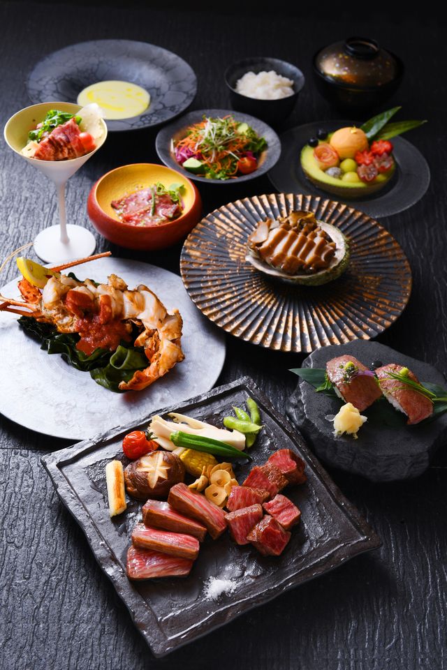六月起（周末及节假日午餐）：顶级神户牛肉和海鲜料理之王 ◆“和津见” ◆