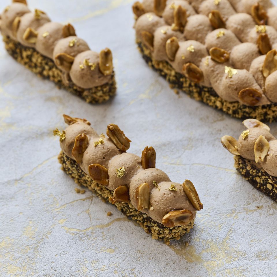 Peanut tart (serves 1)
