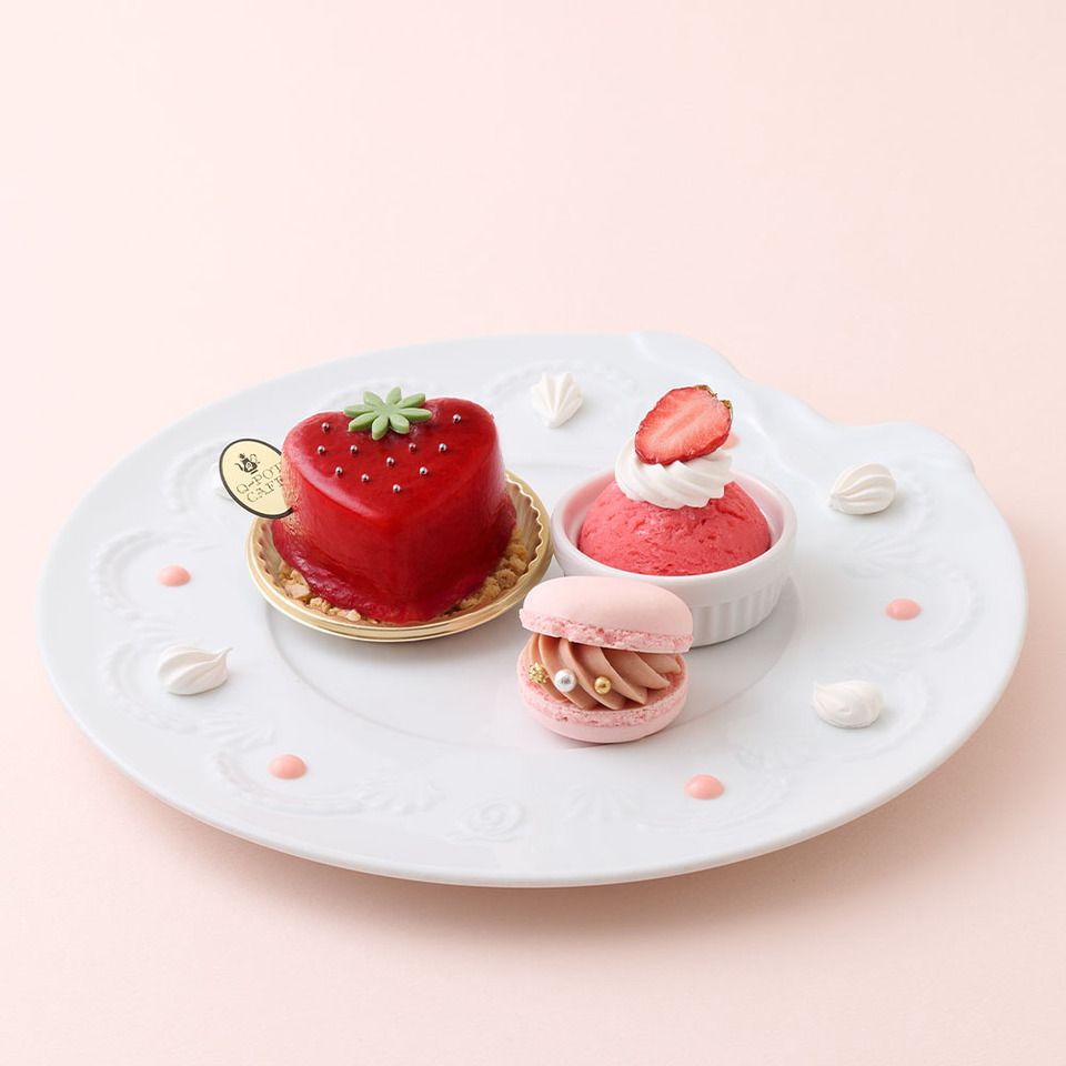 Melty Memories Plate ~Strawberry & Pistachio~ (Includes 1 drink)