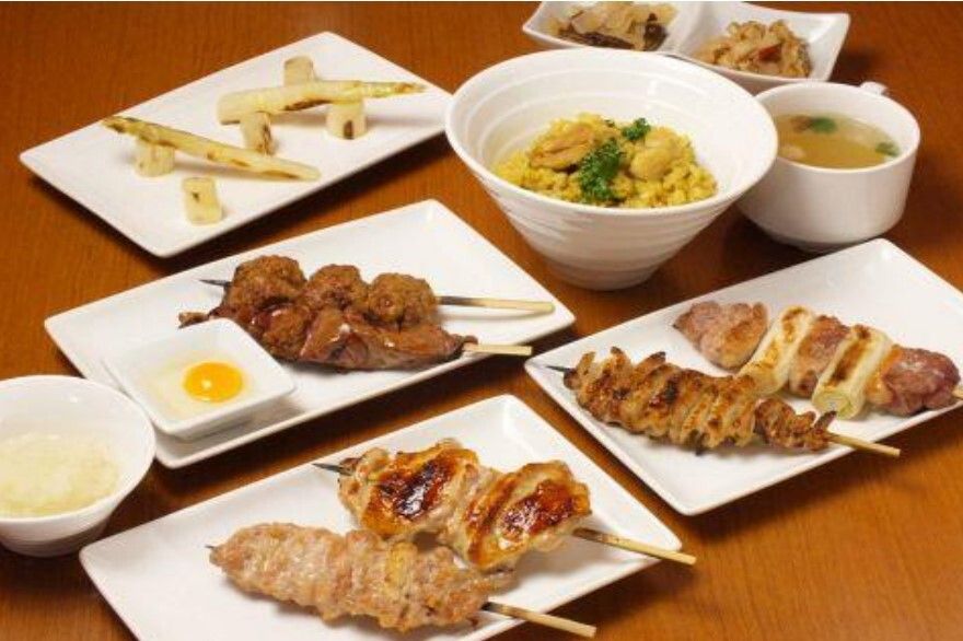 Yakitori course: 3800 yen (excluding tax)