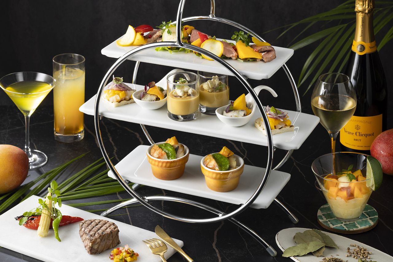 [Early Bird Discount]  Summer Limited High Tea "MANGO LILT" ☆ Free-flowing drinks included (90-minute limit) ☆