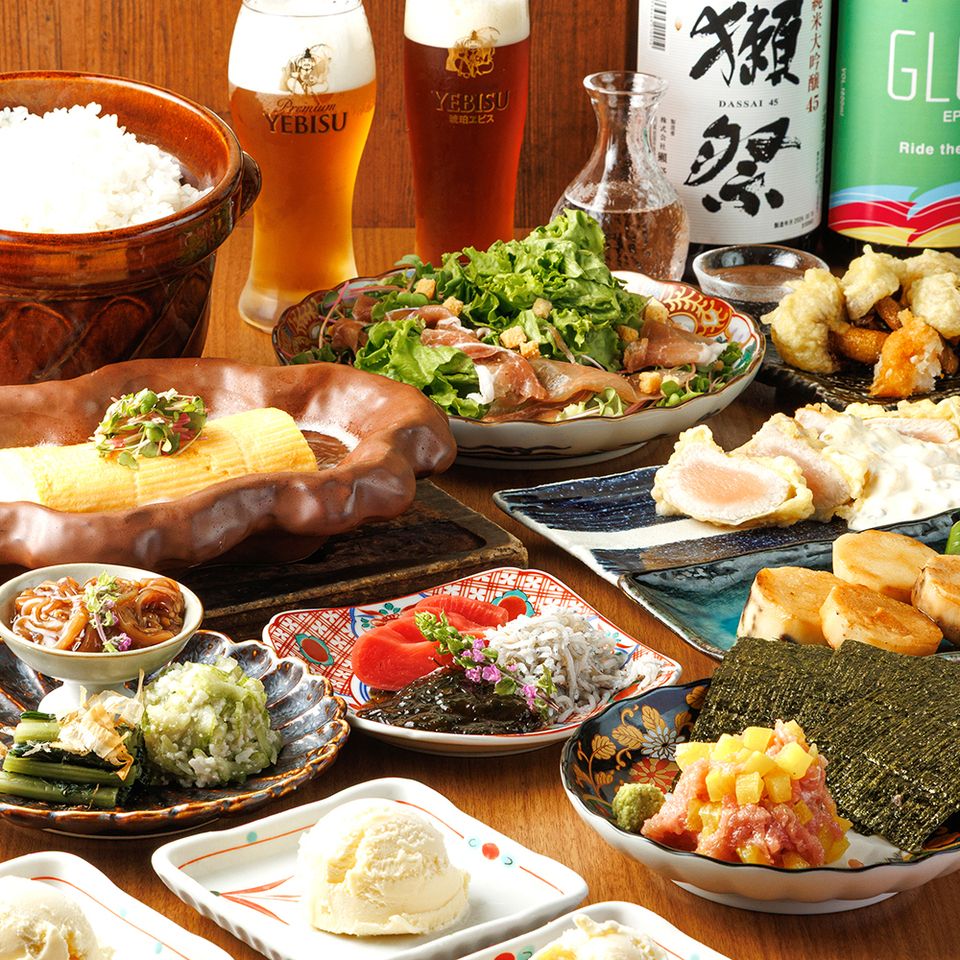 【お手軽炉端】宿毛鮮魚や名物トロタク手巻きを楽しむ入門炉端コース★飲み放題付き4,500円