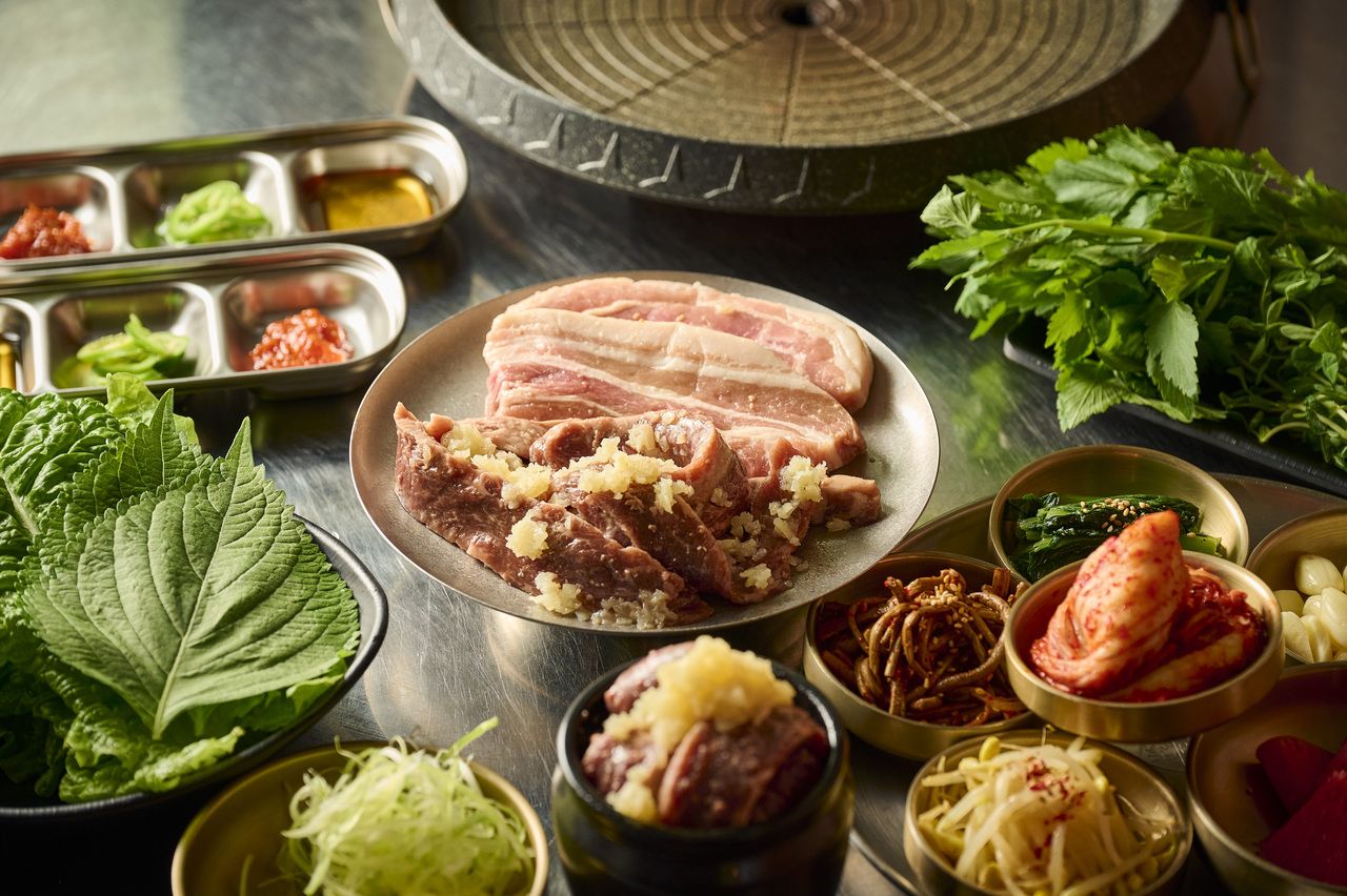 この夏限定！熟成豚の”ベジアンジュ”サムギョプサルBBQセット