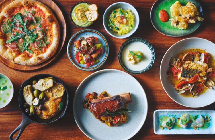    Choice of 1 Main Dish, 3 Small Appetizer Dishes including Chilled Green Pea Soup, Seasonal Dessert, and more
