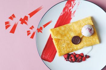 The Berry Crêpe “Edit”/Tea Free-Flow Set
