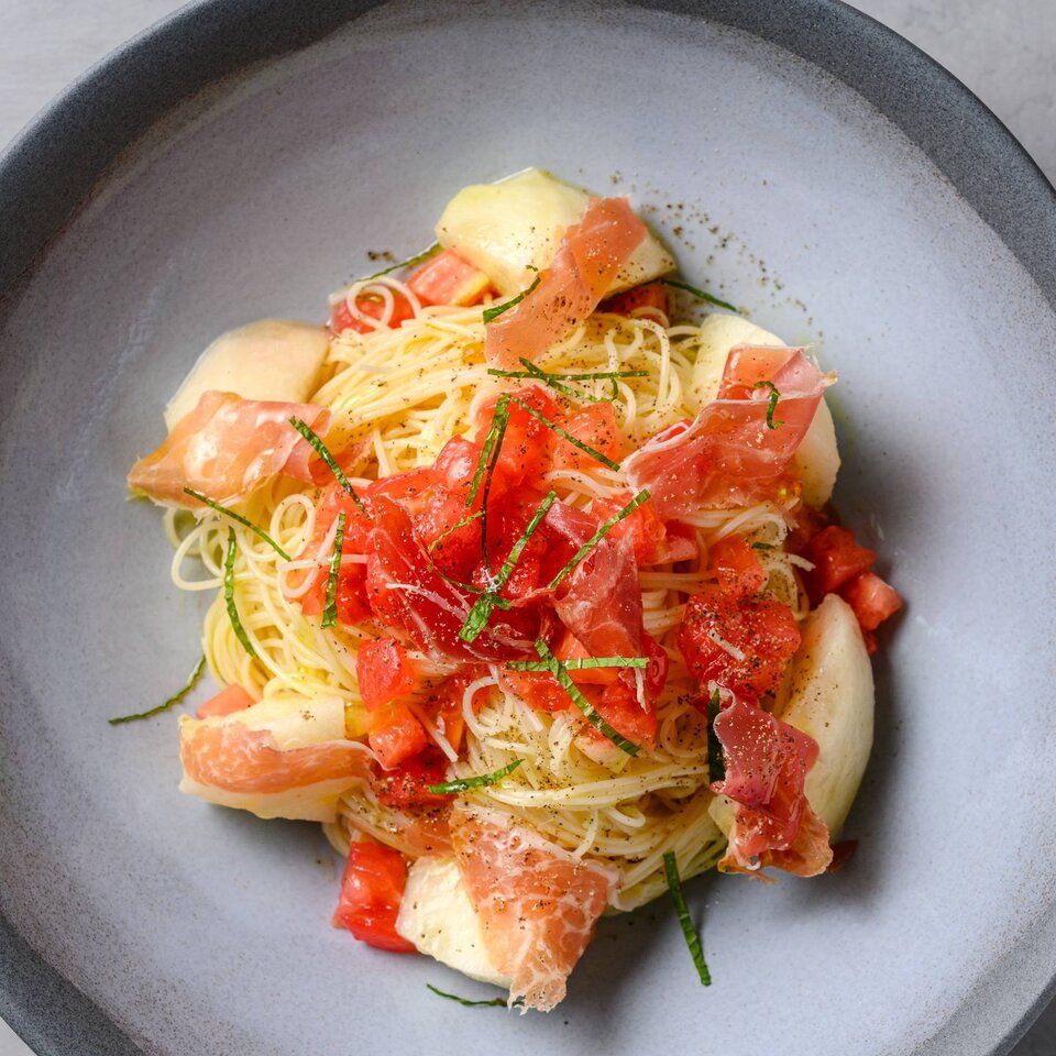 【LUNCH SPECIAL】 Limited quantity – Chilled Peach Cappellini