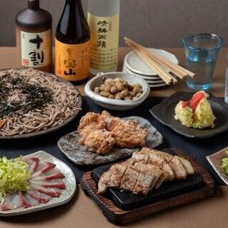 【宴会におすすめ】夏の贅沢うまかもんコース　こだわりメニュー勢揃い　2時間飲み放題付