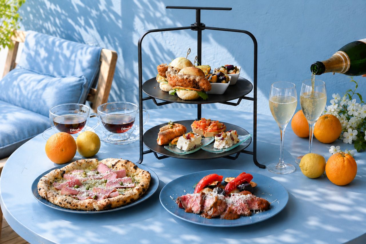 WEB限定 15%OFF!!【シチリアン・サマーハイティー】ローランペリエ シャンパン含む選べる乾杯付きプラン