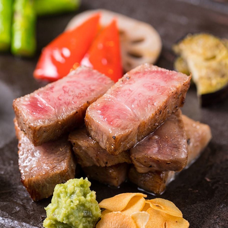 Kobe Beef Lean Steak Lunch Set (5 Courses / 100g) — Get 100g for the Price of 80g! [Weekday Lunch Only]
