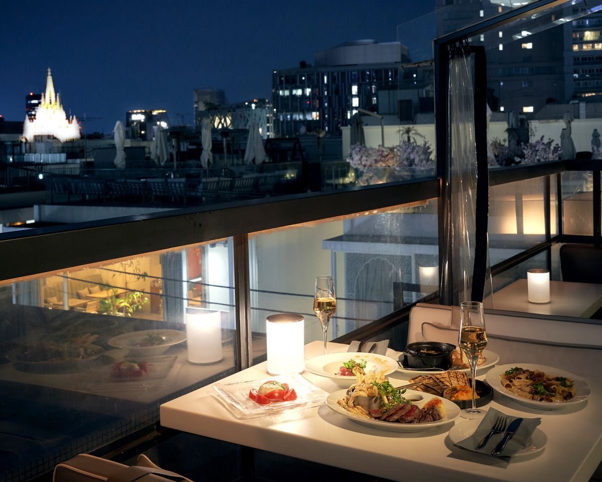 【DinnerTime】”Terrace prefix plan” テラス席×Share plan