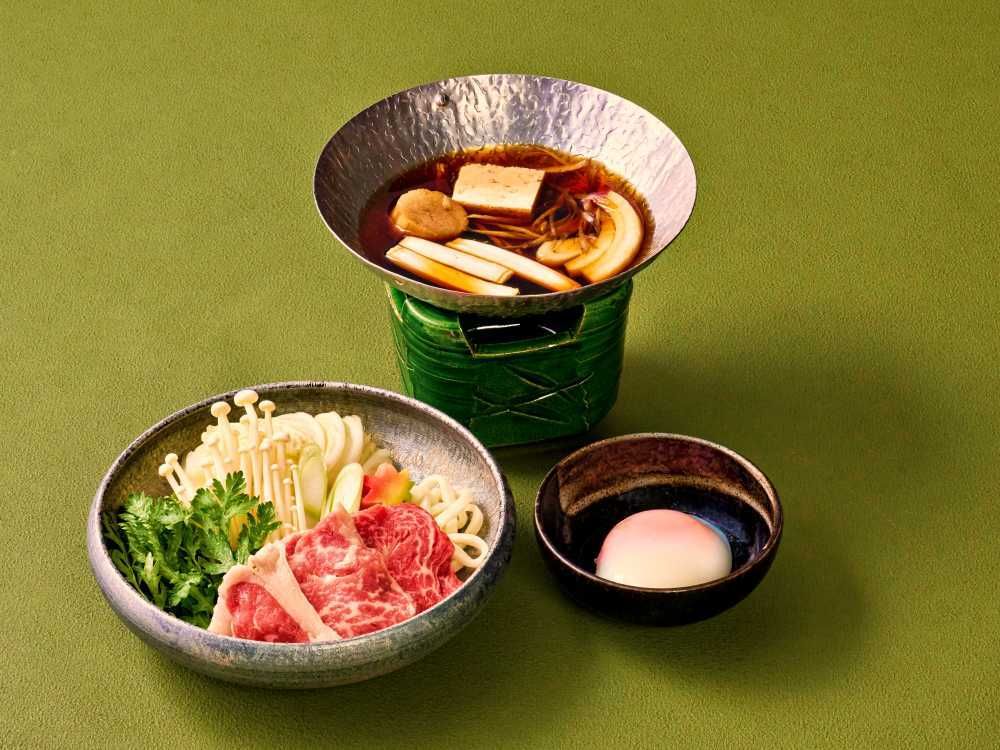 NEW! 10/1～【二段重 「野点」】～季節の彩を詰め込んだ桐箱【オプション牛すき鍋付き】