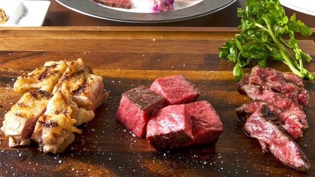 ねこみやスペシャルコース Wagyu hamburger & steak Nikuya Kakunoshin F - Restaurant Guide