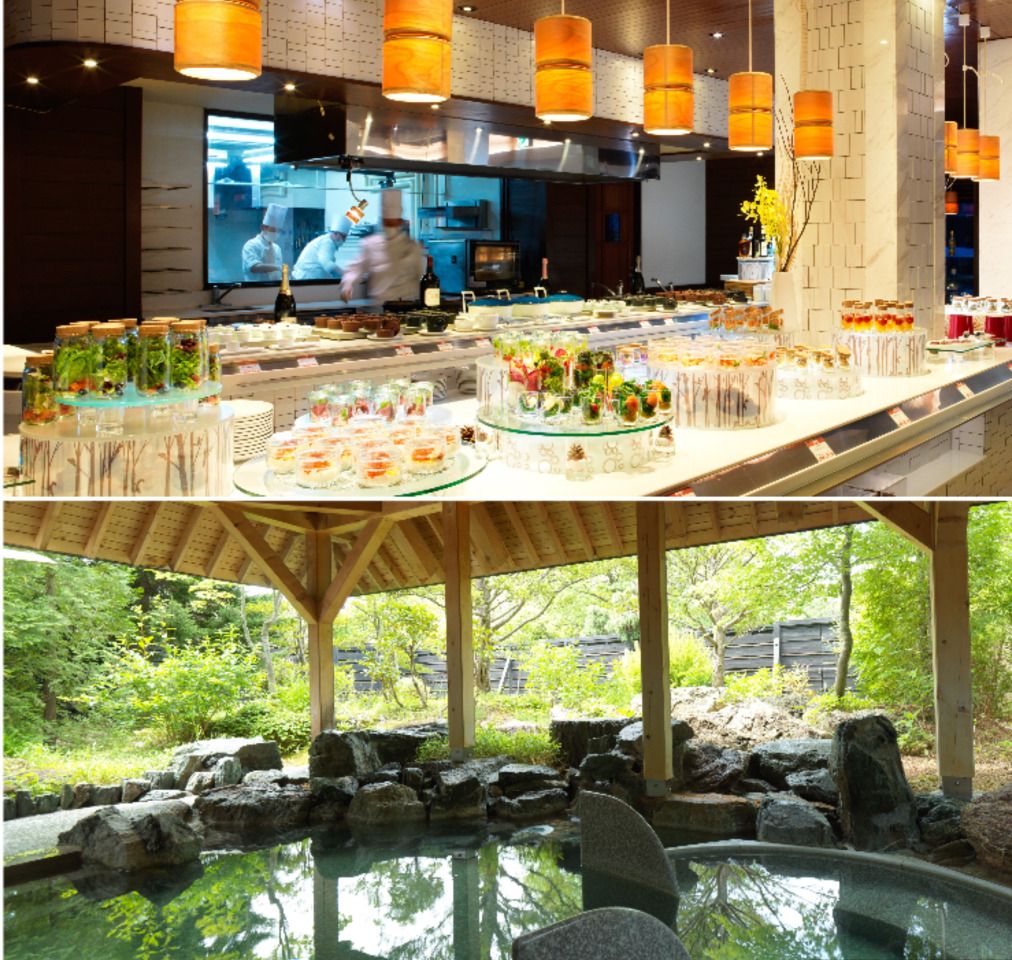 ヘルシービュッフェアマム - しこつ湖鶴雅リゾートスパ水の謌